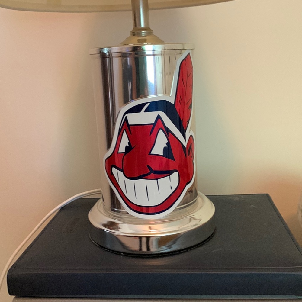 Cleveland Indians Chief Wahoo desk lamp